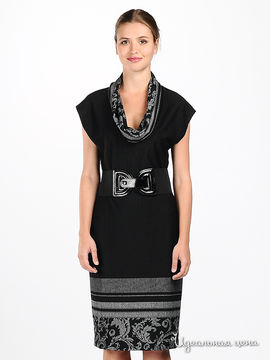 Платье Argent женское, цвет черный / серый