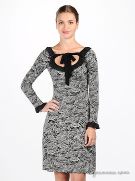 Платье Argent женское, цвет черный / белый