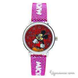 Часы Disney МИККИ МАУС детские, цвет ярко-розовый