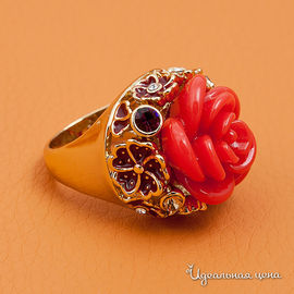 Кольцо Beatrici роза