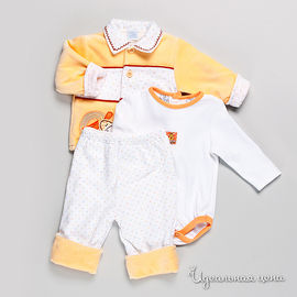 Комплект Best for kids детский, цвет белый / оранжевый