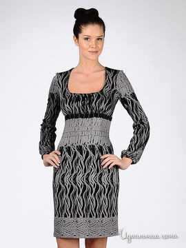Платье Scapa женское, цвет серый / черный
