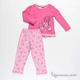 Пижама Cherubino для девочки, цвет розовый, рост 80-98 см