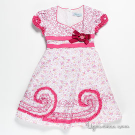 Платье VIDay Collection для девочки, цвет белый / розовый