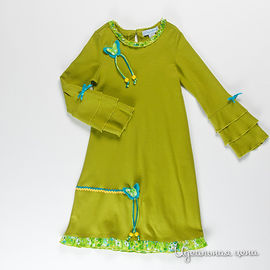Платье VIDay Collection для девочки, цвет зеленый