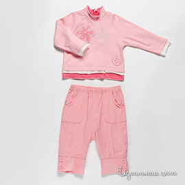 Комплект VIDay Collection для девочки, цвет белый / розовый