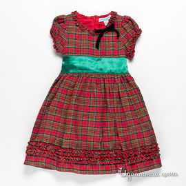 Платье VIDay Collection для девочки, цвет красный / зеленый