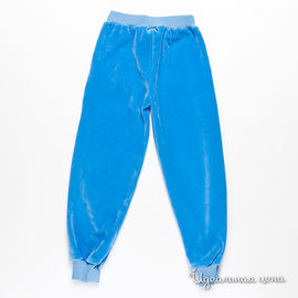 Брюки Cherubino для девочки, цвет голубой, рост 104-122 см