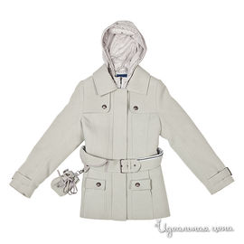Куртка Gulliver "Снежная история" для девочки, цвет серый, рост 122-152 см