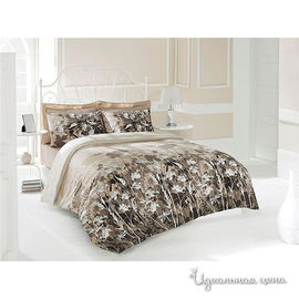 Комплект постельного белья Issimo "SHADOW", цвет золотисто-коричневый, 1,5 спальный