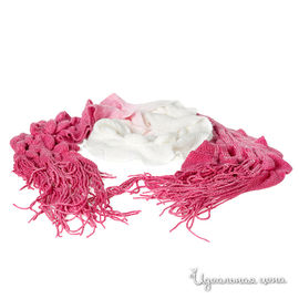 Шарф Maxval женский, цвет бело-розовый, размер универсальный