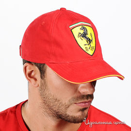 Кепка Ferrari КЛАСИКА унисекс, цвет красный