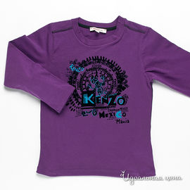 Футболка Kenzo kids для мальчика, цвет фиолетовый