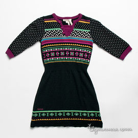 Платье Kenzo kids для девочки, цвет черный