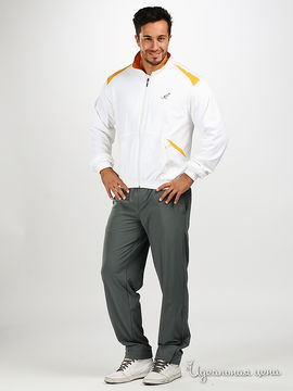 Костюм спортивный Australian мужской, цвет белый / желтый / серый