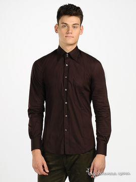 Рубашка Antony Morato мужская, цвет темно-коричневый