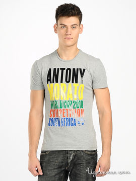 Футболка Antony Morato мужская, цвет серый