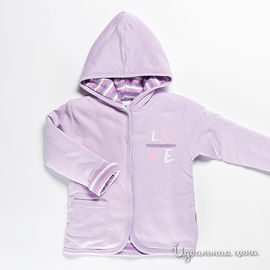 Куртка Liliput для девочки, цвет сиреневый / белый / розовый