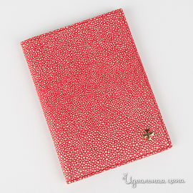 Обложка для паспорта Vasheron женская, цвет коралловый