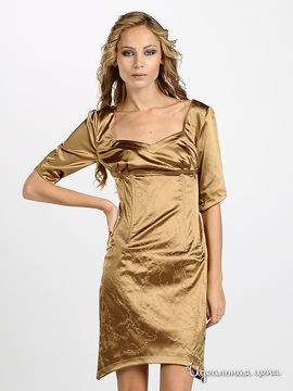 Платье Maria Rybalchenko женское, цвет медный