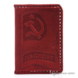 Обложка для паспорта Кажан, цвет красный