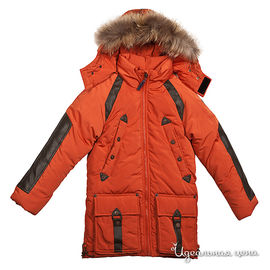 Куртка Gulliver ШЕРИФ для мальчика, цвет оранжевый, рост 92-122 см