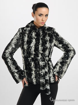 Куртка Adzhedo женская, цвет черно-белый