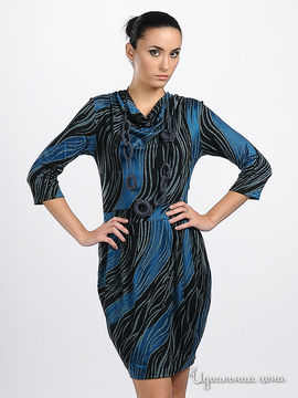Платье Adzhedo женское, цвет черный / синий