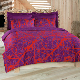 Комплект постельного белья Issimo "ERGUVAN", цвет фиолетовый / алый, евро