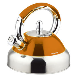 Чайник со свистком Vissner, цвет оранжевый, 2,7л