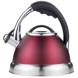 Чайник со свистком Bohmann, цвет красный, 2,6 л.
