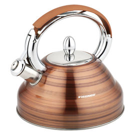 Чайник со свистком Vissner, цвет коричневый, 2,5л