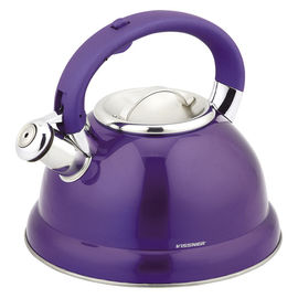 Чайник со свистком Vissner, цвет пурпурный, 2,5л