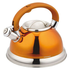 Чайник со свистком Vissner, цвет оранжевый, 2,5л
