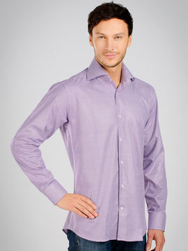 Рубашка Jess France мужская, цвет фиолетовый / белый