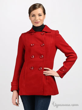 Пальто Cavalini женское, цвет красный
