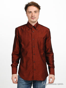 Рубашка Blend&Joop мужская, цвет терракотовый