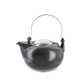Чайник Cristel JUMBO, цвет черный, фарфор, 1,35л