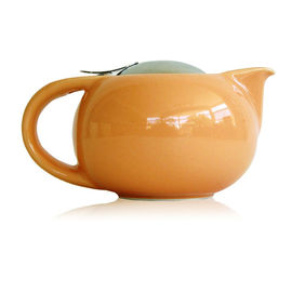 Чайник Cristel&Zero Japan, цвет оранжевый, фарфор, 0,52л