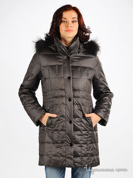 Пальто FRANCO VELLO&INVOLO женское, цвет темно-серый