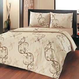 Комплект постельного белья Issimo "SIMAY", цвет бежево-коричневый, семейный