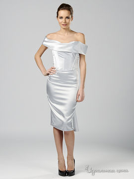 Платье Aftershock женское, цвет серебряный
