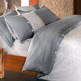 Комплект постельного белья Issimo "MASSIMO", цвет серый / белый, 1,5 спальный