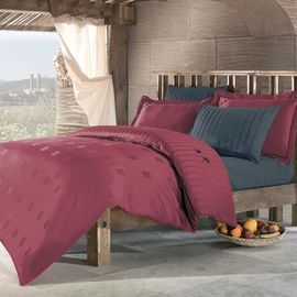Комплект постельного белья Issimo "AMOR", цвет бордовый / черный, евро