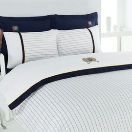 Комплект постельного белья Issimo "FAIRWAY", цвет синий / белый, евро