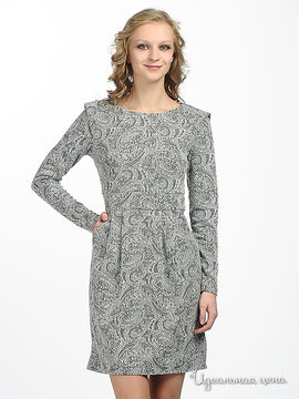 Платье Argent женское, цвет светло-серый / белый