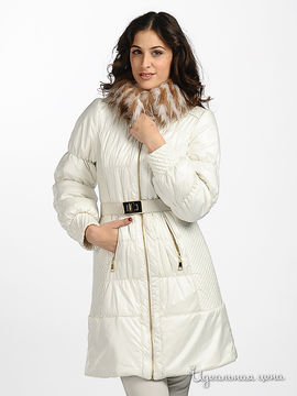 Пальто Gizia&Balizza женское, цвет белый