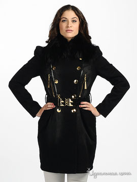 Пальто Gizia&Balizza женское, цвет черный