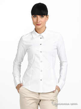 Рубашка Cristina Gavioli женская, цвет белый