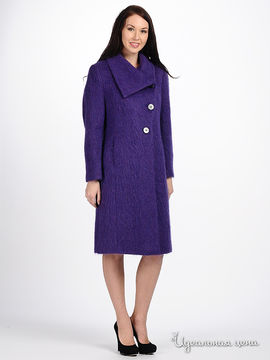 Пальто Kate Cooper&Rouge женское, цвет фиолетовый